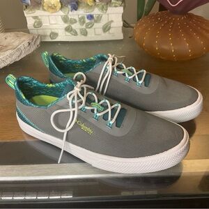 COLUMBIA WOMENS SLACK WATER PFG BOAT SHOES SZ 7.5